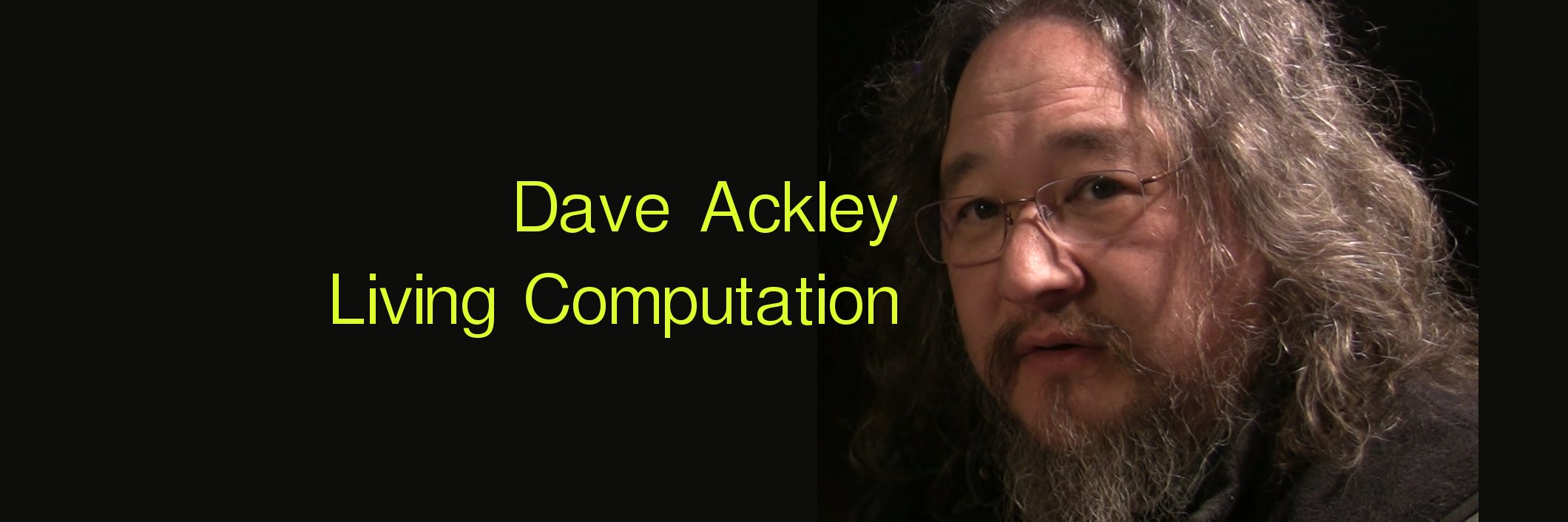 Dave Ackley banner