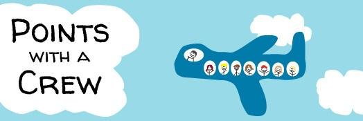 Points with a Crew banner