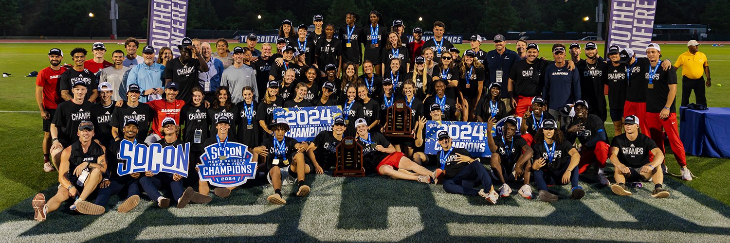 Samford XC/Track & Field's banner