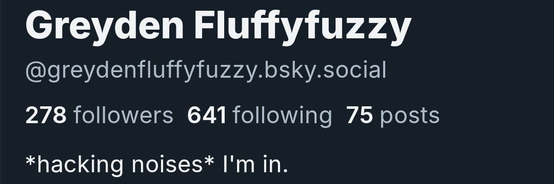 Greyden Fluffyfuzzy(on bsky) banner