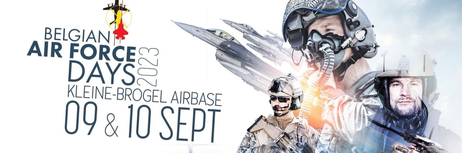 Belgian Air Force Days banner