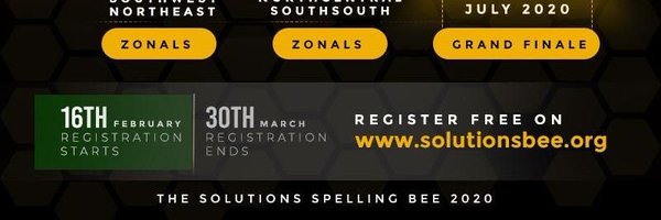 SOLUTIONS SPELLING BEE Profile Banner