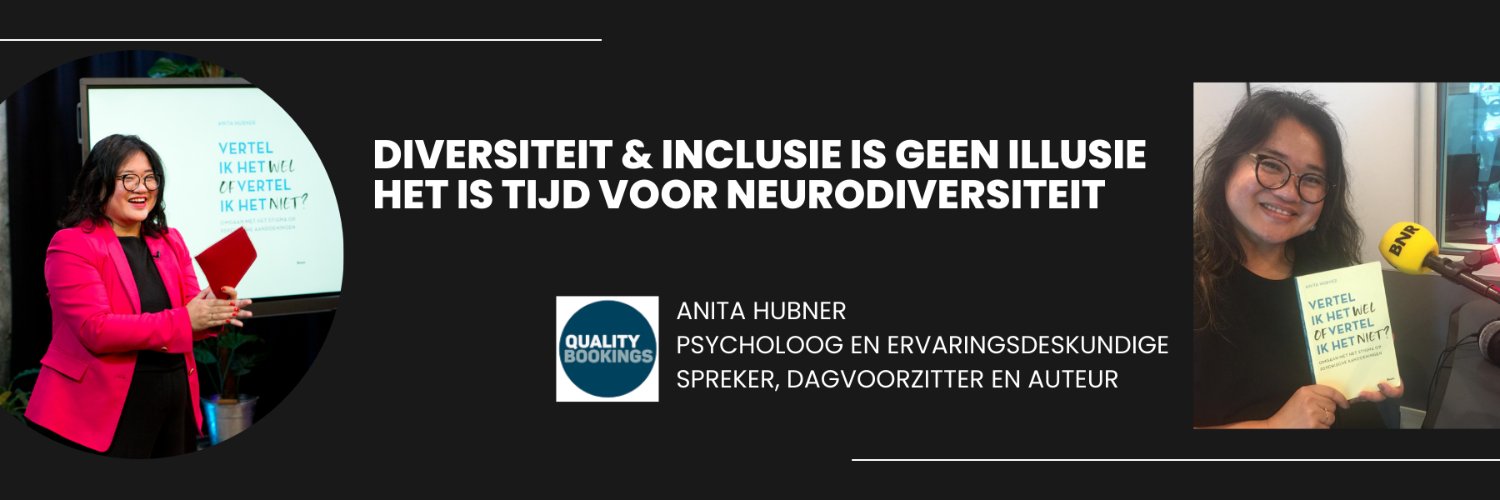 Anita Hubner, de Nederlandse Neurodiversity Queen banner