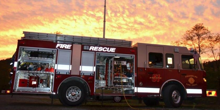 Franklin Fire Dept banner