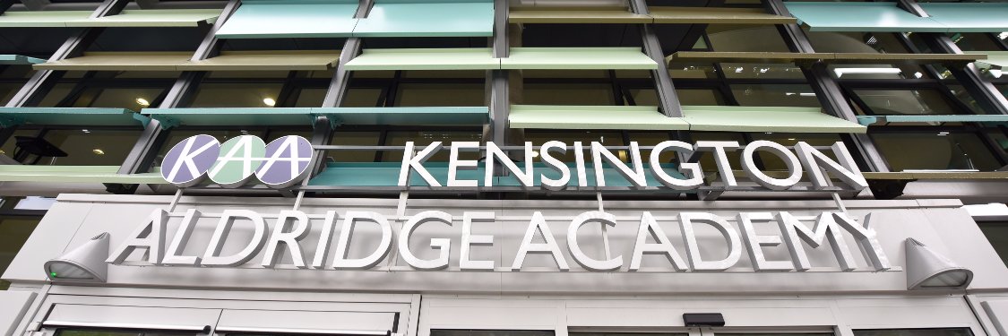 Kensington Aldridge Academy banner