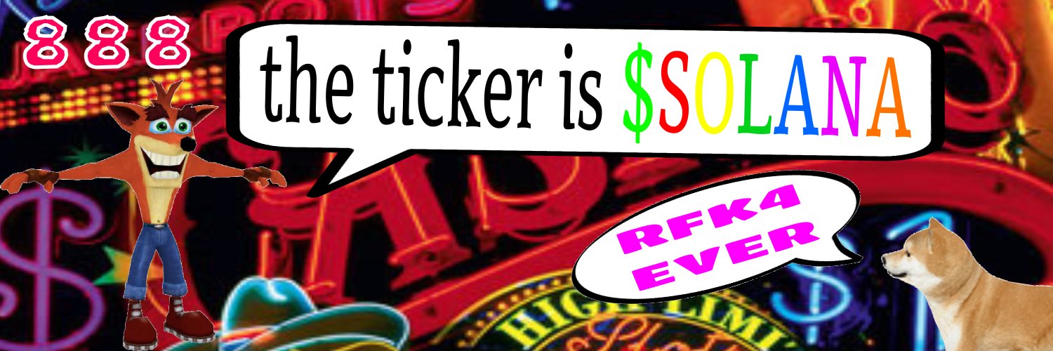 tickerSOLANA's profile banner image