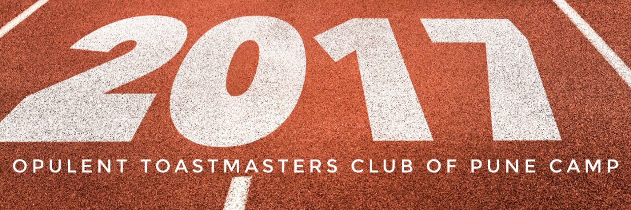 Opulent Toastmasters banner