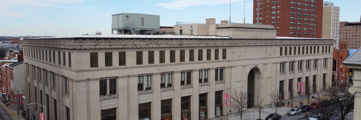 Pratt Library's banner
