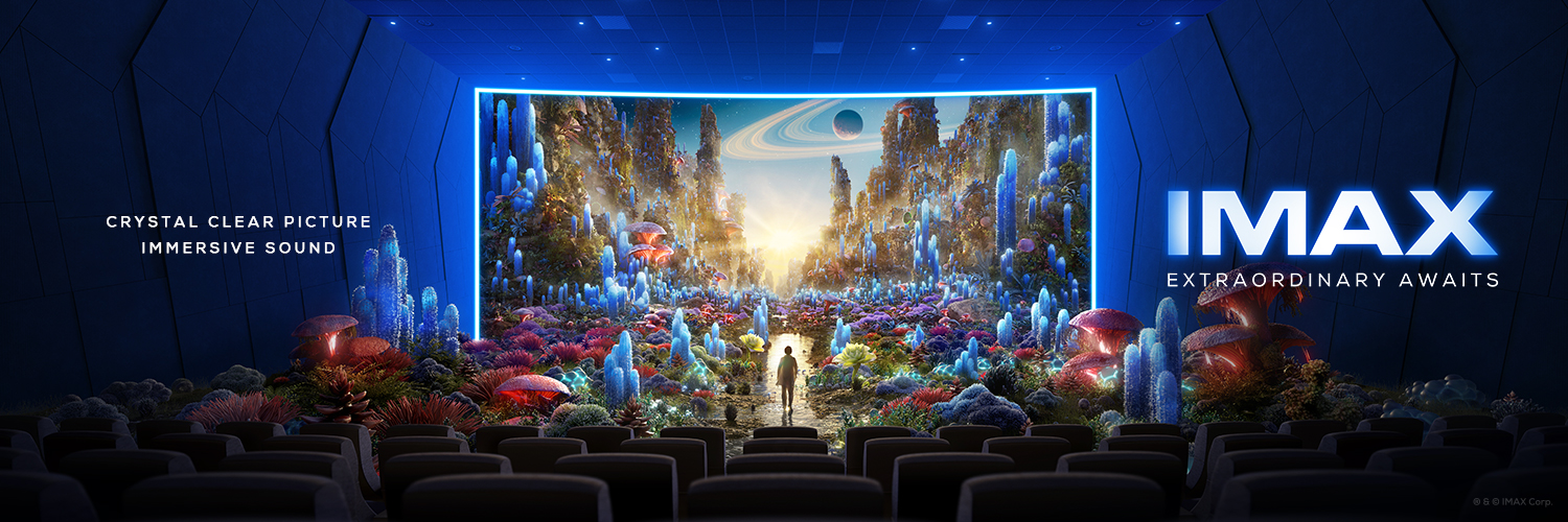 IMAX's banner