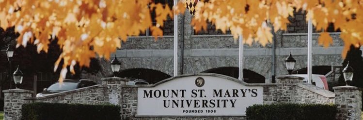 Mount St. Mary’s University Admissions banner