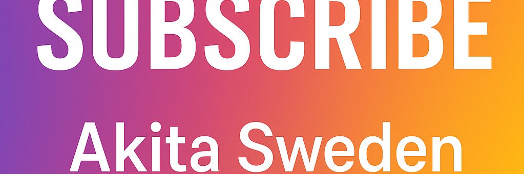 Akita Sweden banner
