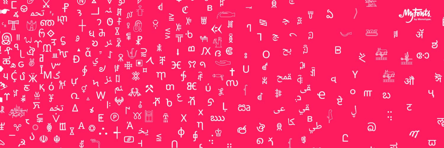 MyFonts banner