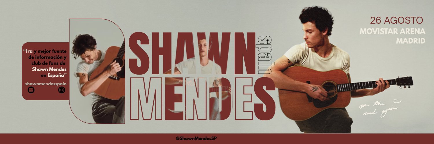 Shawn Mendes Spain banner