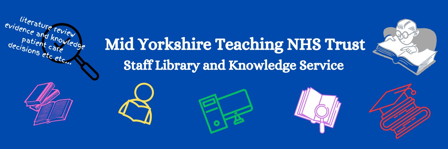 Mid Yorks NHS Library & Knowledge Service banner