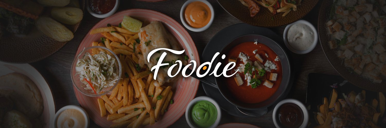 Foodie's profile banner image