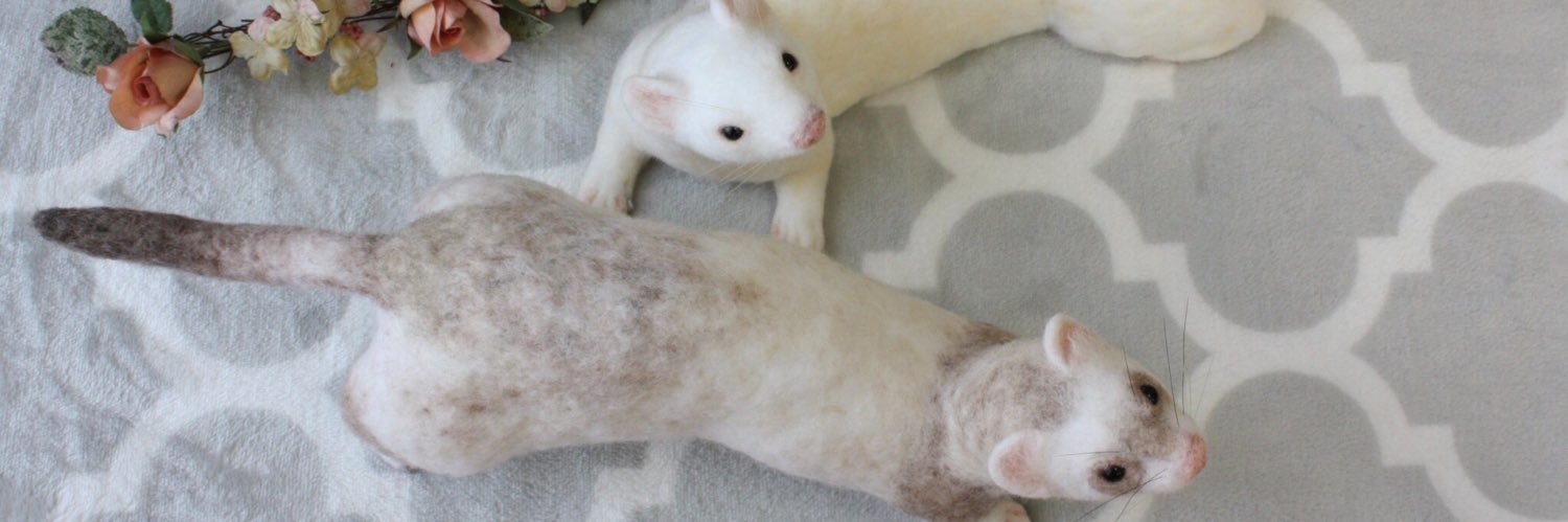 カトユリ　mocostyle + plus （羊毛ﾌｪﾙﾄ） banner