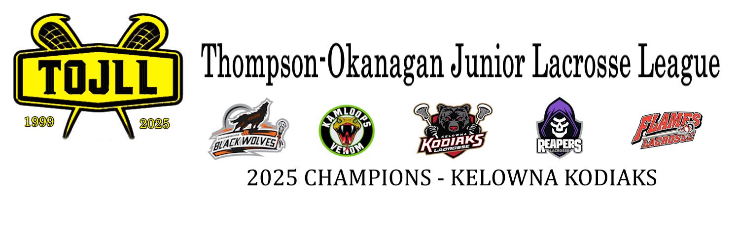 Thompson-Okanagan Junior Lacrosse League banner