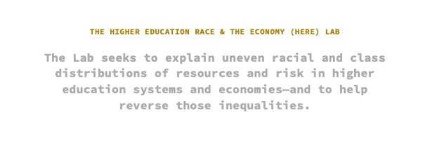 Higher Education, Race, and the Economy Lab banner