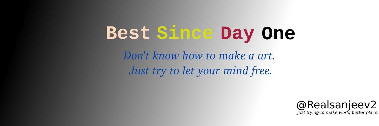 Realsanjeev2's profile banner image
