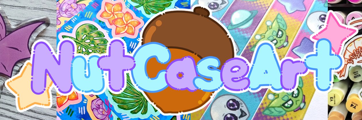 🐱☕️Nut Case🎨Commissions Open🌰🐿️ banner