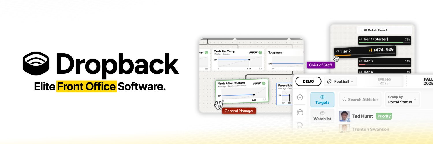Dropback banner