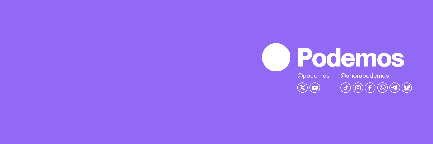 Podemos's banner