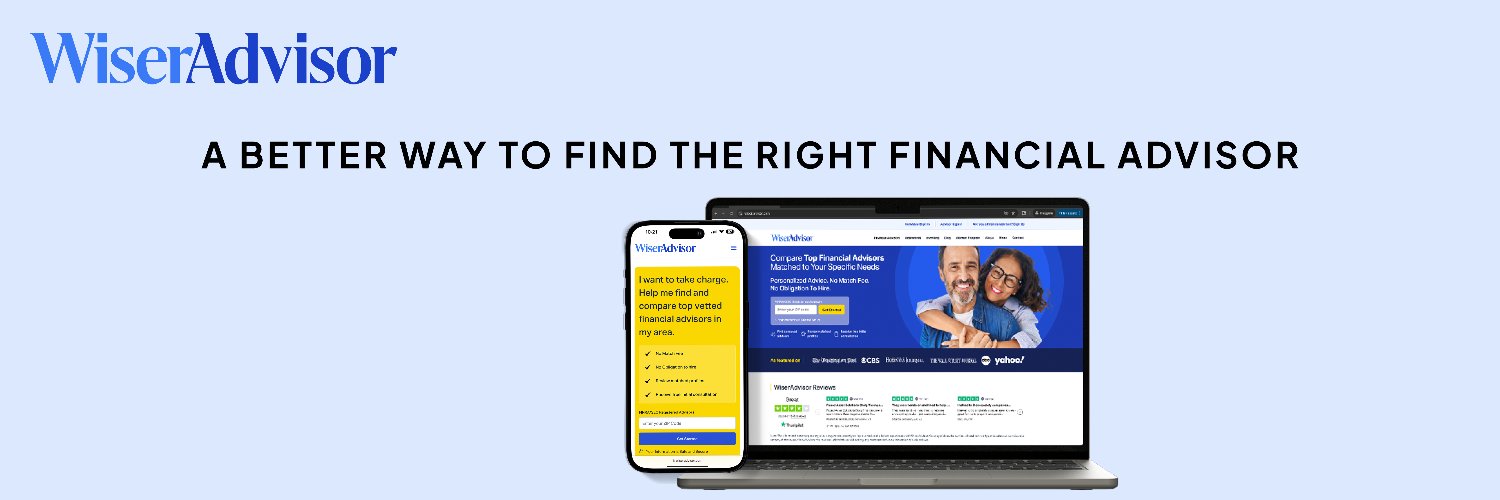 WiserAdvisor's profile banner image