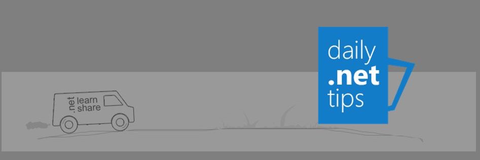Daily .Net Tips banner