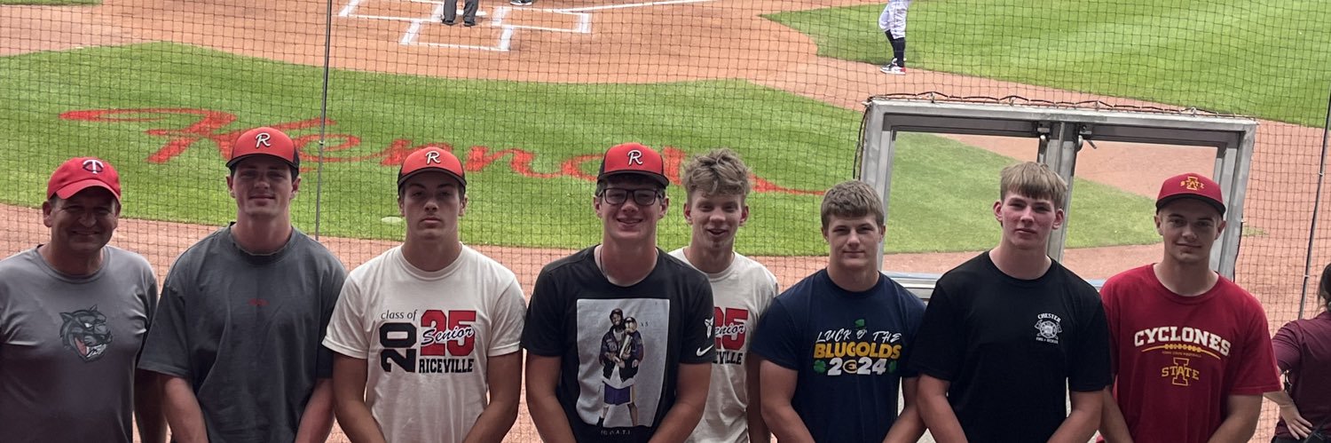 Riceville Baseball banner