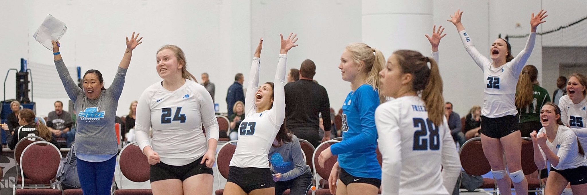 Freeze Volleyball banner