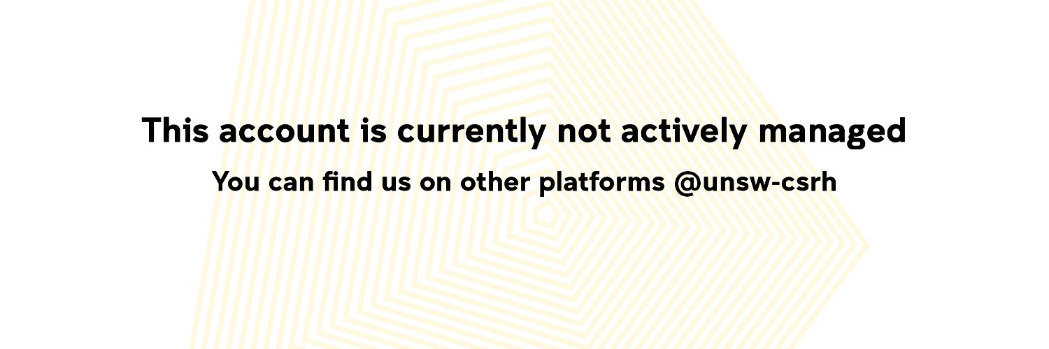 UNSW Centre for Social Research in Health banner