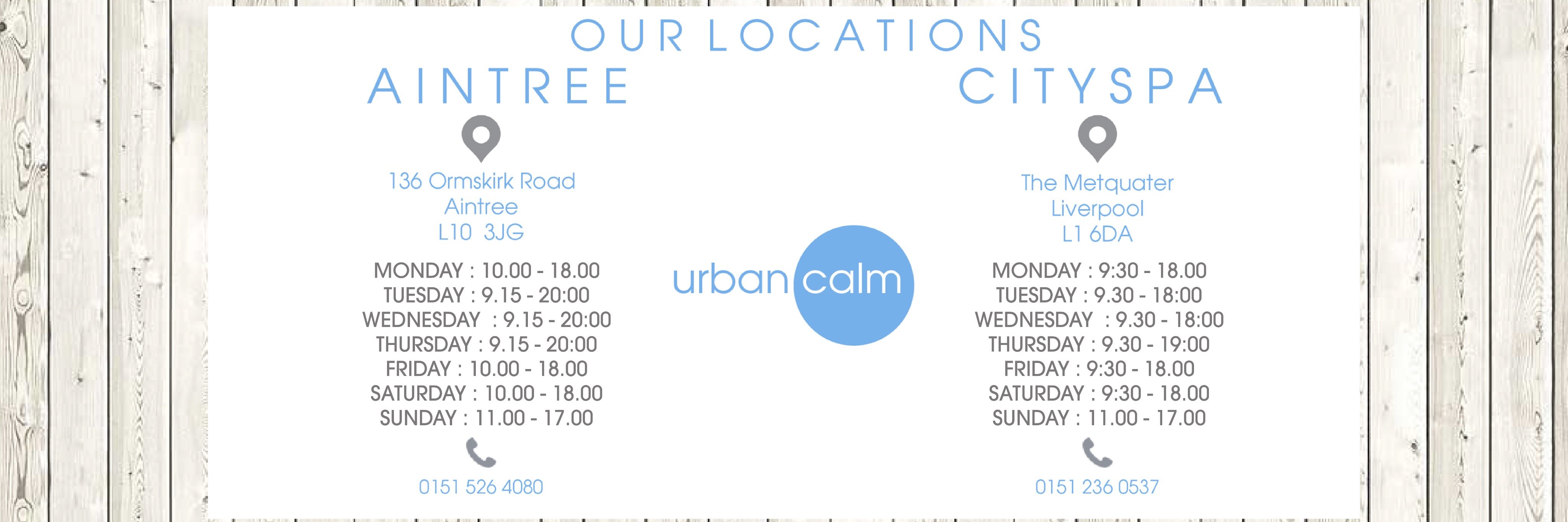Urban Calm banner