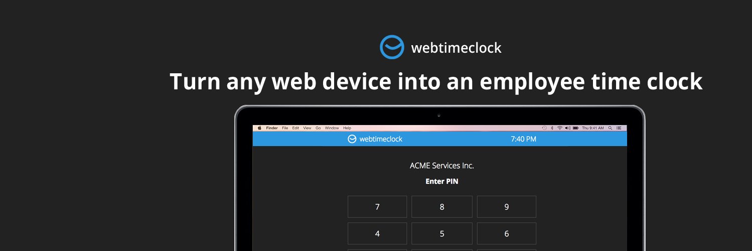 webtimeclock's profile banner image