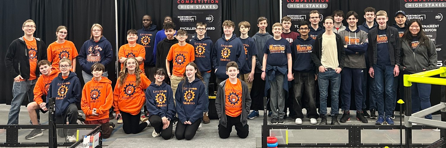 Liverpool HS Robotics Club banner