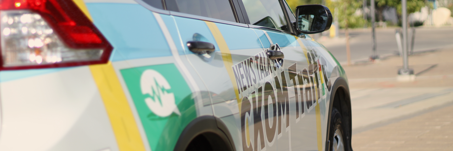 CKOM Traffic banner