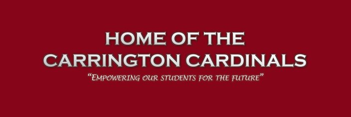 Carrington Cardinals banner