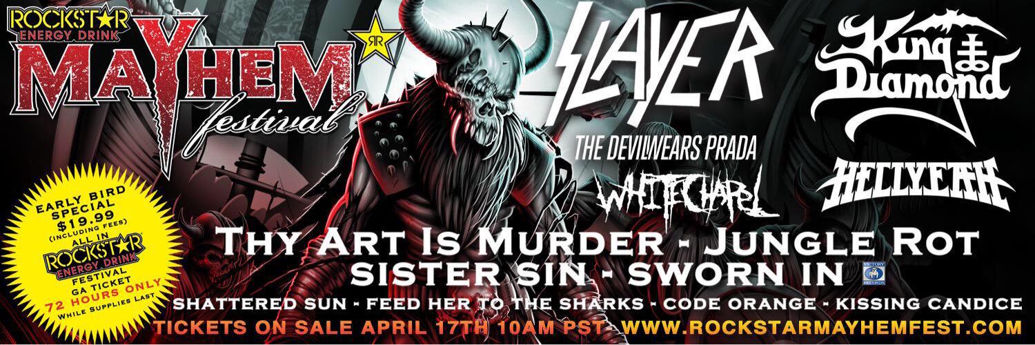 Mayhem Fest banner