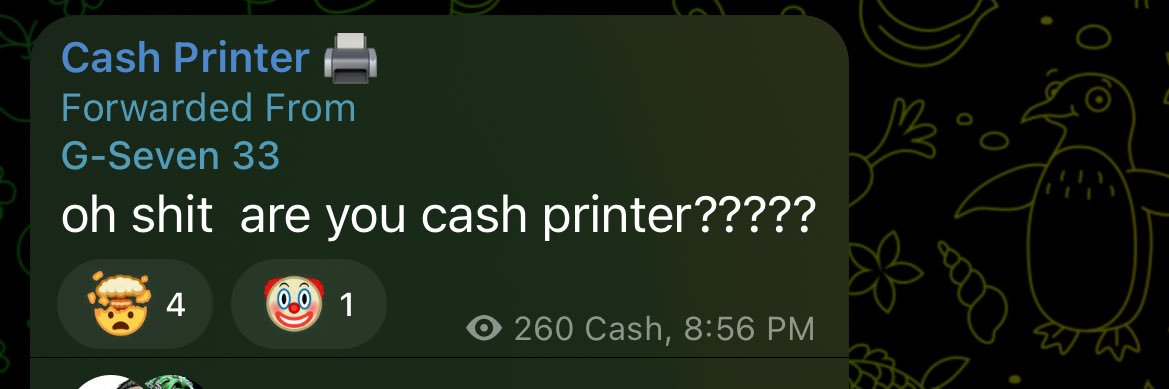 Cash banner