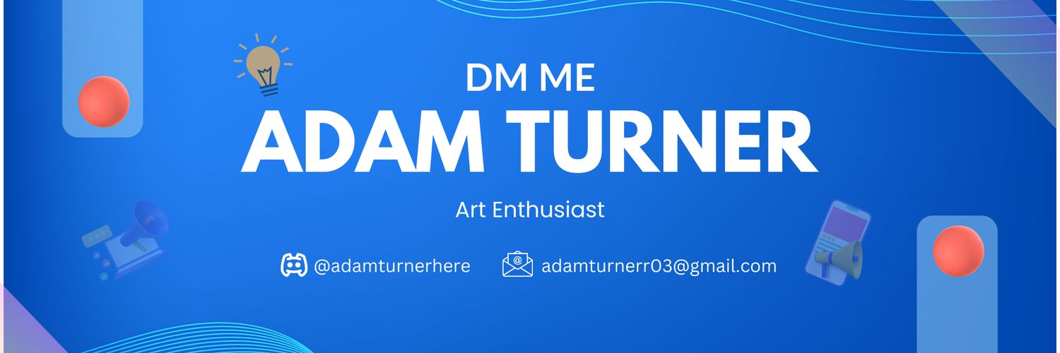 Adam Artist 🎨 banner
