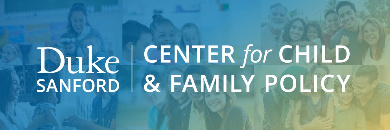 Center for Child and Family Policy banner