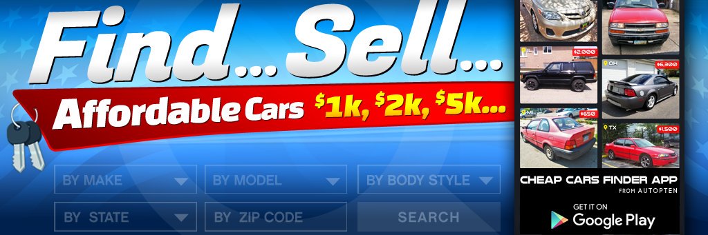 Autopten Car Finder banner