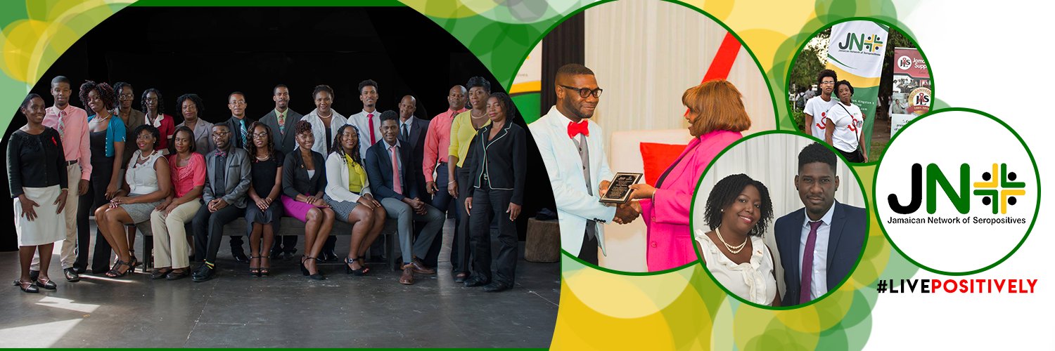 Jamaican Network of Seropositives (JN+) banner