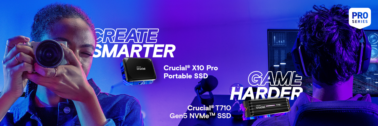 Crucial Memory banner