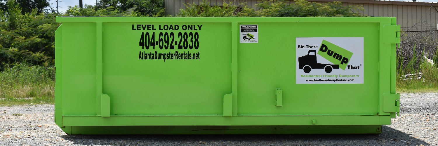 Bin There Dump That Dumpster Rentals banner