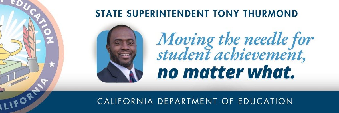 CA Department of Education banner