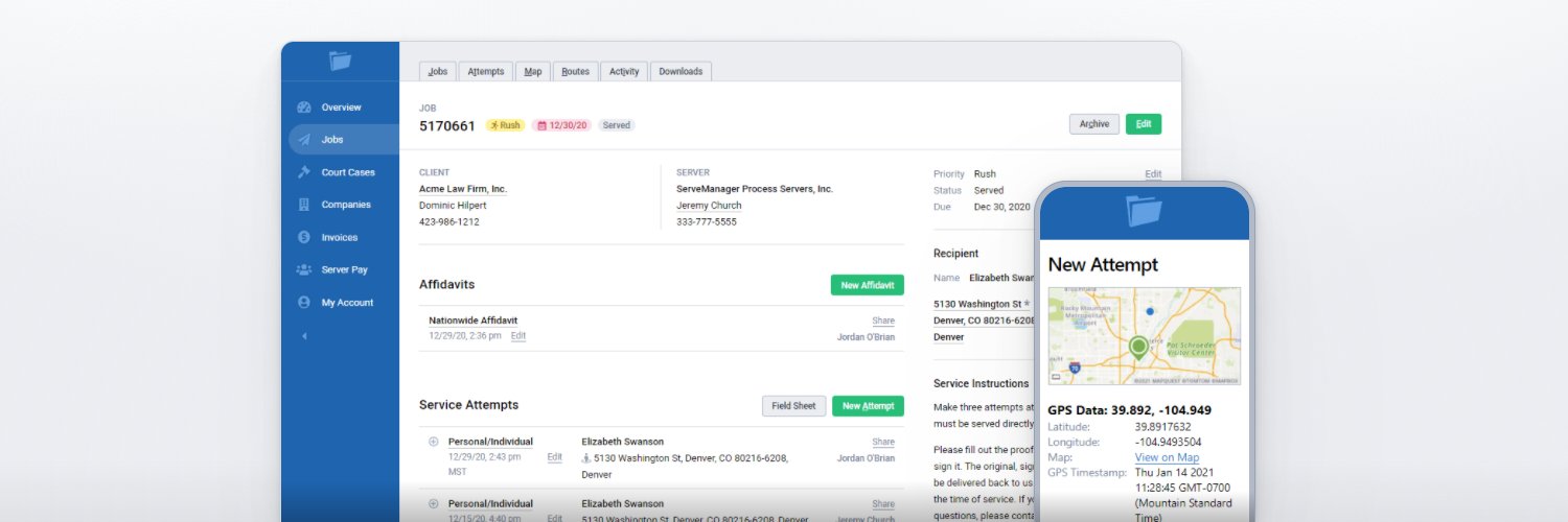 ServeManager banner