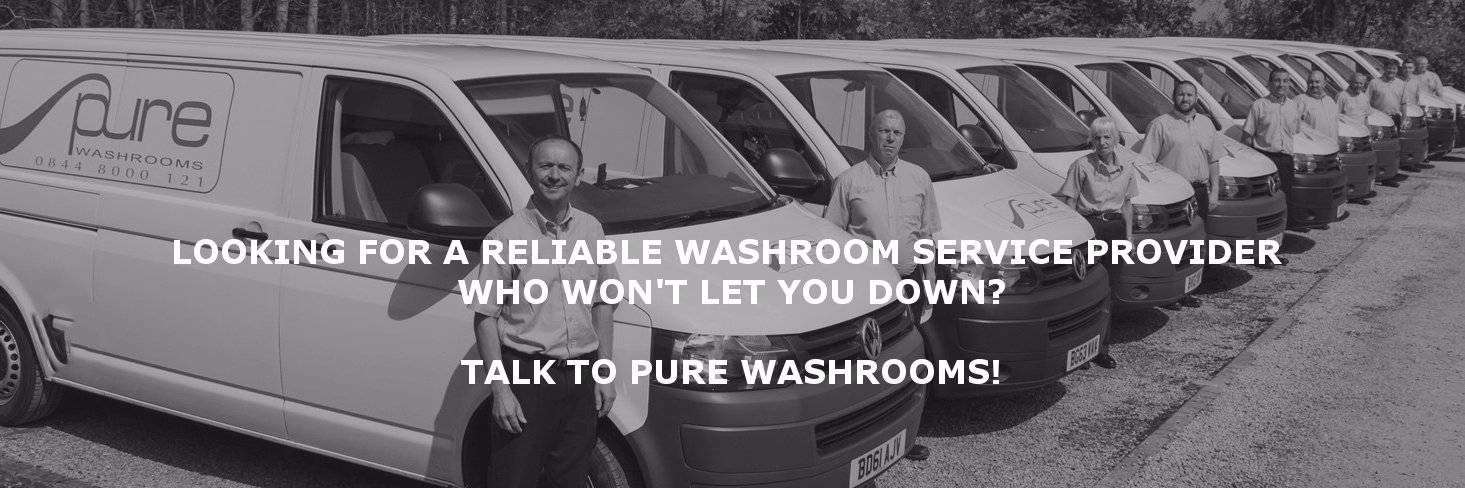 Pure Washrooms banner