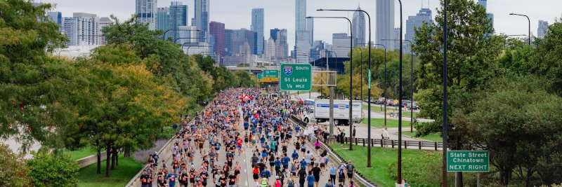 Life Time Chicago Half Marathon banner