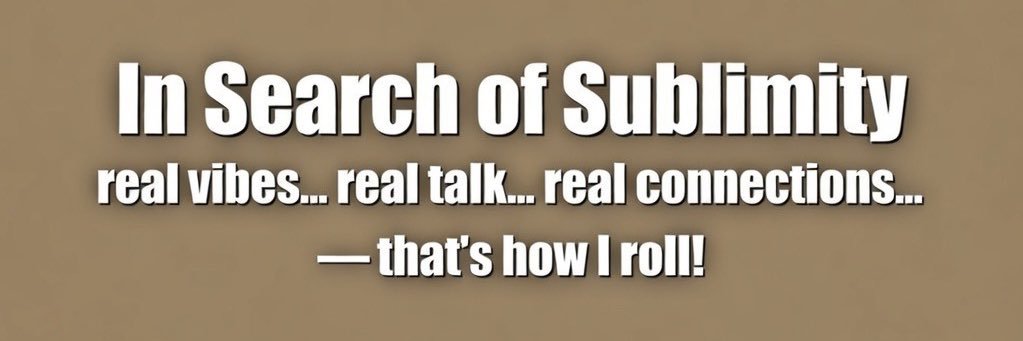 The Sublime Seeker banner