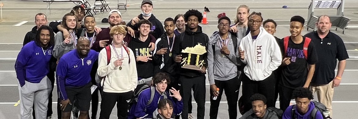 Male HS Track banner